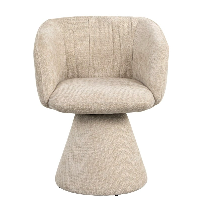 Draai Eetkamerstoel Madeline Cream Unicorn - depauwwonen