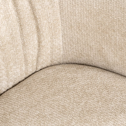 Draai Eetkamerstoel Madeline Cream Unicorn - depauwwonen