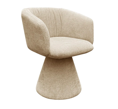 Draai Eetkamerstoel Madeline Cream Unicorn by Richmond Interiors