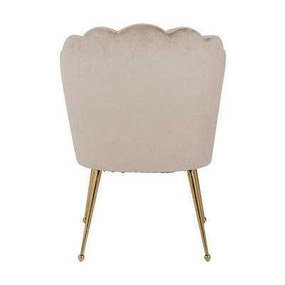 Eetkamerstoel Pippa Khaki Velvet Gold by Richmond Interiors