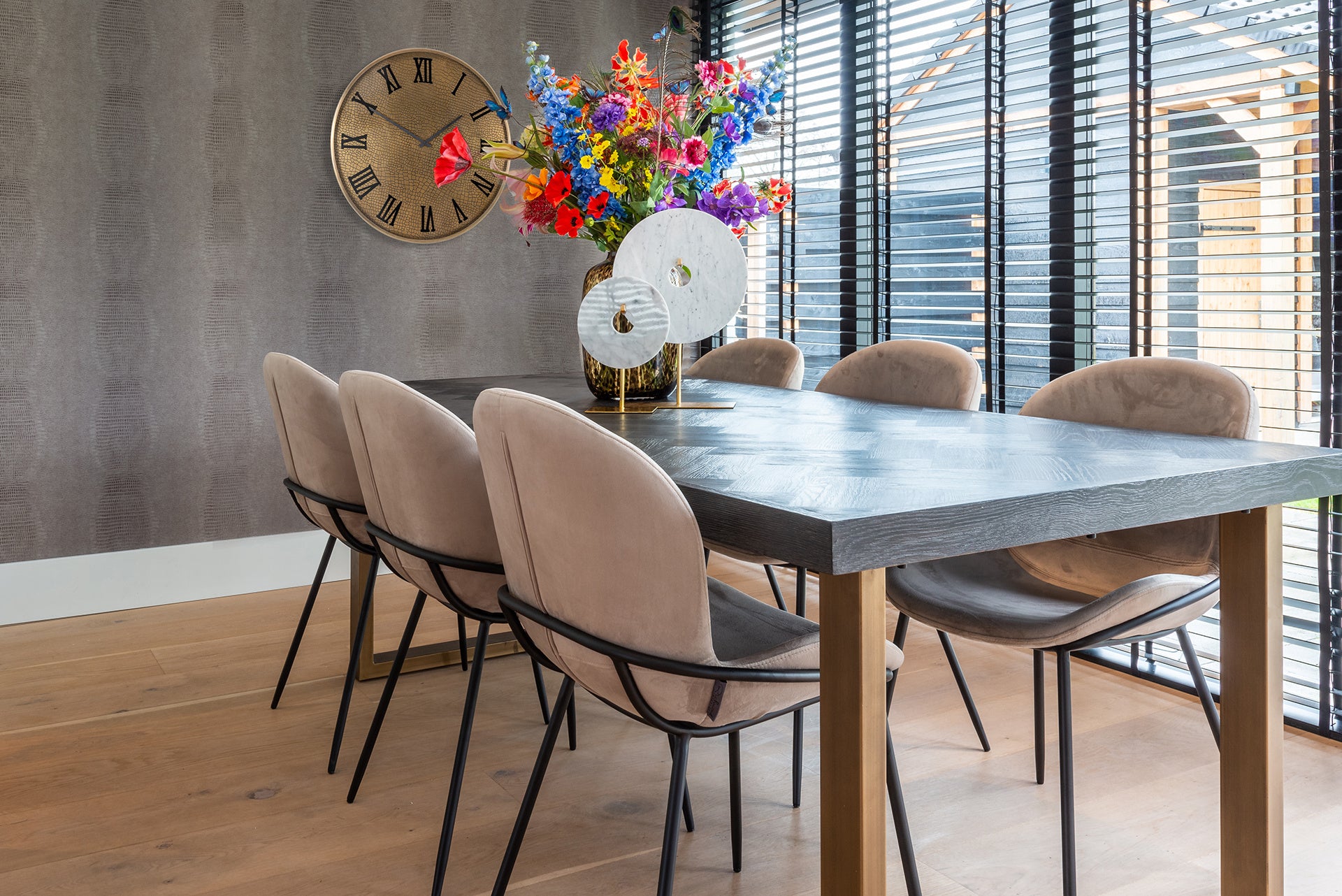 Eettafel Blackbone Brass 180 - depauwwonen