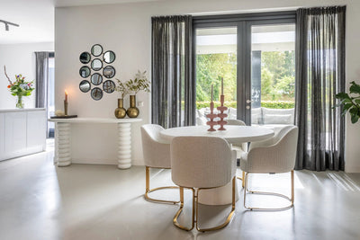 Eettafel Bloomstone 130Ø by Richmond Interiors