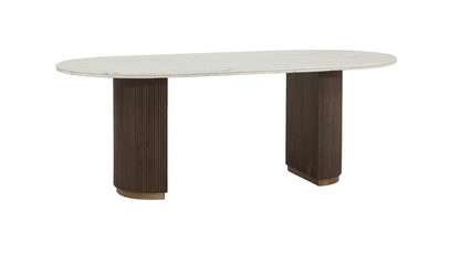 Eettafel Mayfield ovaal - in 2 maten - depauwwonen