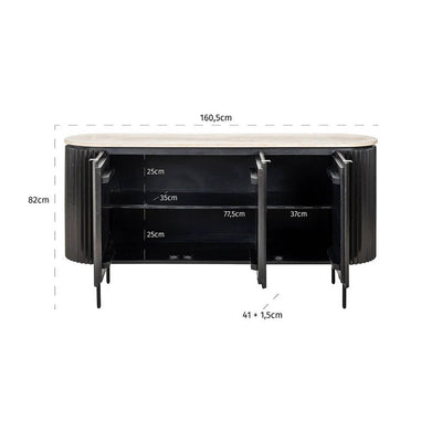 Dressoir Hampton (Donkerbruin) by Richmond Interiors