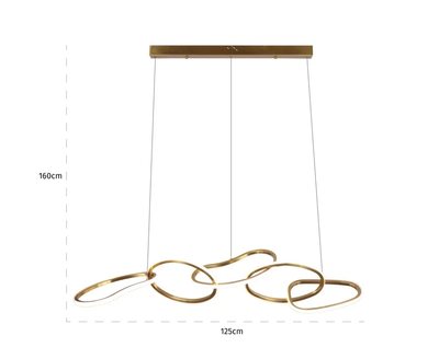 Hanglamp Flyn Goud by Richmond Interiors