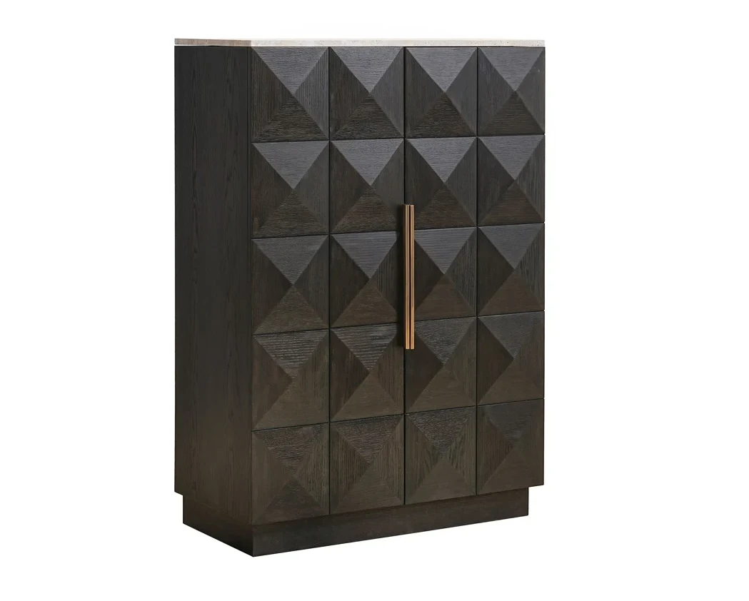 Kast Claremont bruin - 2 deuren by Richmond Interiors