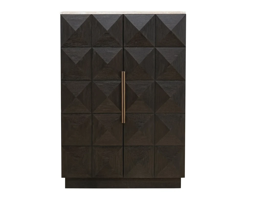 Kast Claremont bruin - 2 deuren by Richmond Interiors