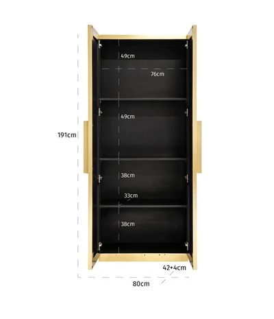 Kast Ironville Goud by Richmond Interiors