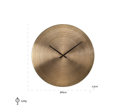 Klok Aden goud Ø76 cm  - depauwwonen