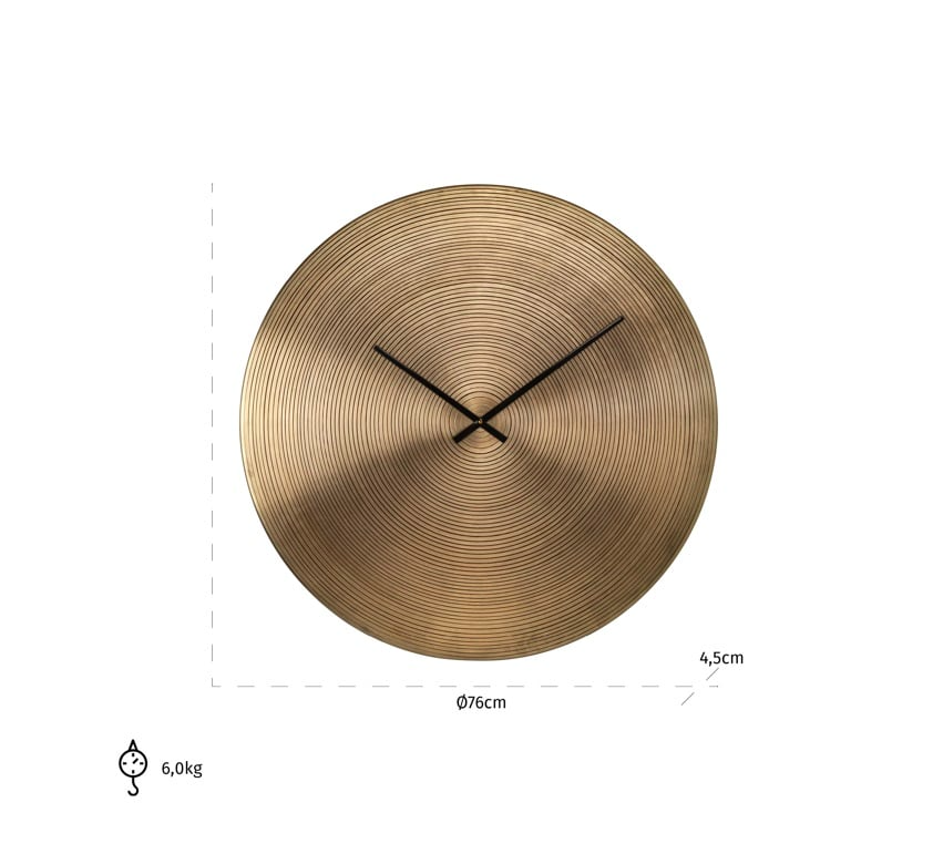Klok Aden goud Ø76 cm  - depauwwonen