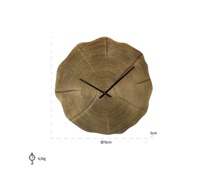 Klok Alien goud Ø70 cm by Richmond Interiors