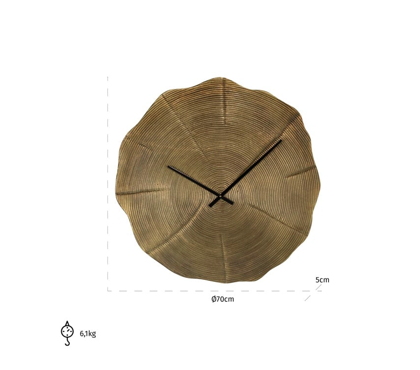 Klok Alien goud Ø70 cm  - depauwwonen