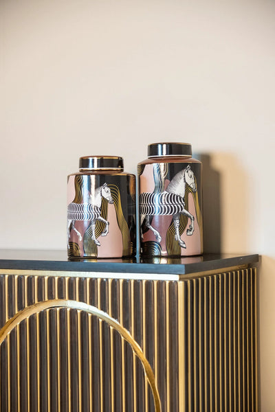 Dressoir Les Arcs 3-deurs (Geborsteld Goud) by Richmond Interiors