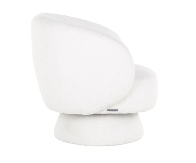 Lounge Stoel Senna White Furry by Richmond Interiors