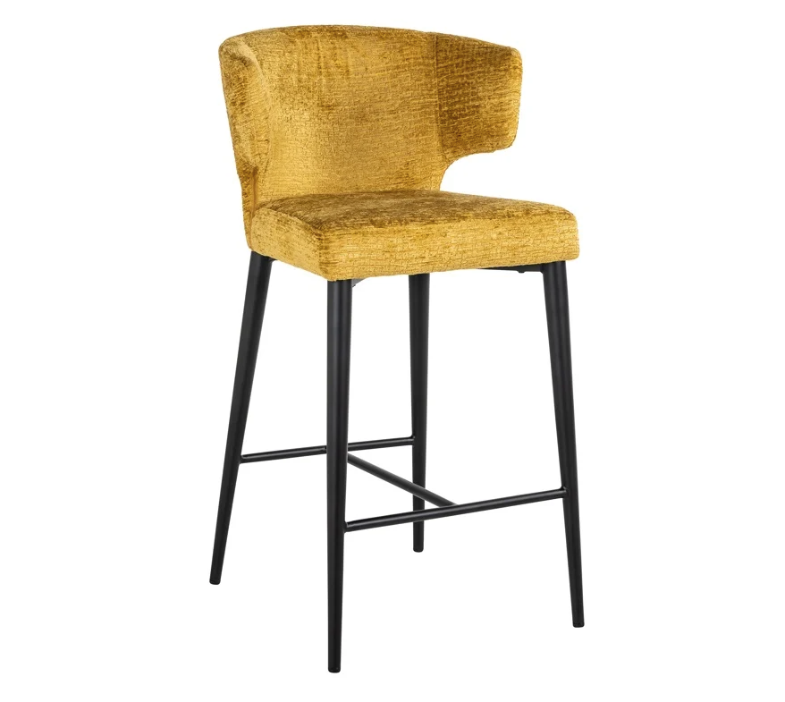 Barstoel Taylor Mustard Fusion - Laag - depauwwonen