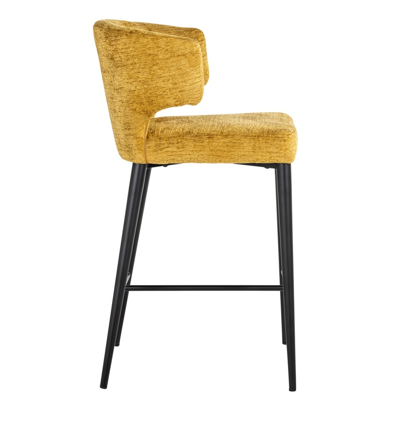 Barstoel Taylor Mustard Fusion - Laag - depauwwonen