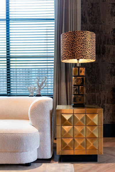 Nachtkastje Collada Goud - 3 Laden by Richmond Interiors