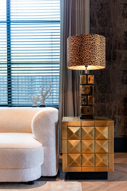 Nachtkastje Collada Goud - 3 Laden - depauwwonen