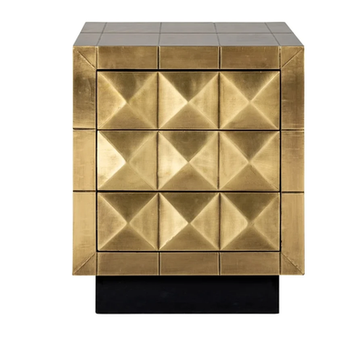 Nachtkastje Collada Goud - 3 Laden by Richmond Interiors