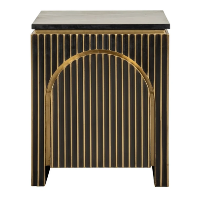 Nachtkastje Les Arcs Brushed Gold by Richmond Interiors