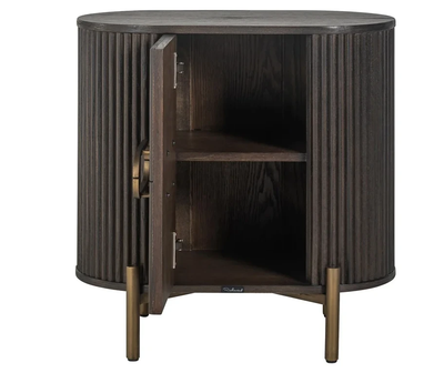 Nachtkastje Luxor Bruin - 1 Deur by Richmond Interiors