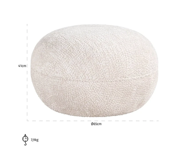 Poef Jace Lovely Cream by Richmond Interiors