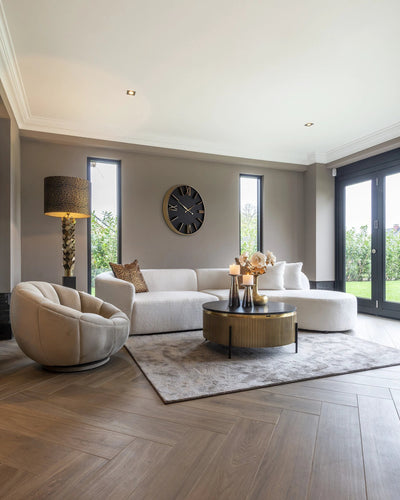 Salontafel Ironville 90Ø Goud by Richmond Interiors