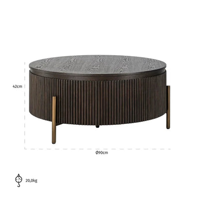 Salontafel Luxor 90Ø by Richmond Interiors