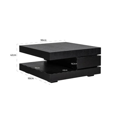 Salontafel Oakura Block C Zwart by Richmond Interiors