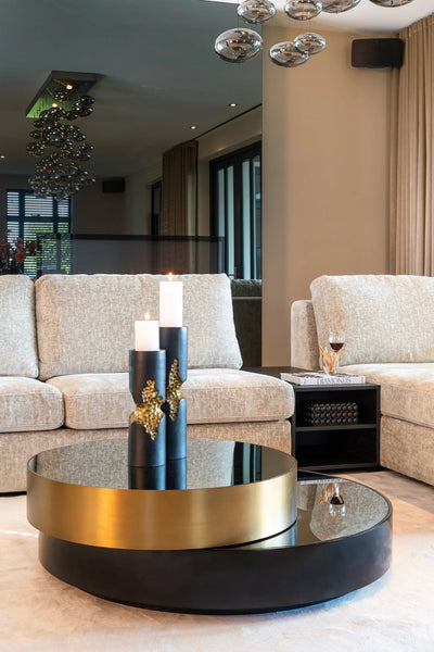 Alexander Jones Salontafel Slice Zwart Goud by Richmond Interiors