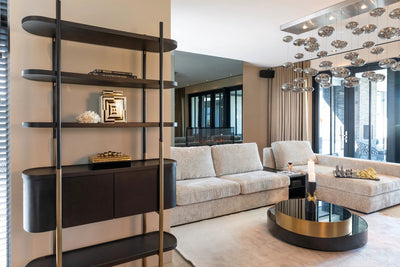 Alexander Jones Salontafel Slice Zwart Goud by Richmond Interiors