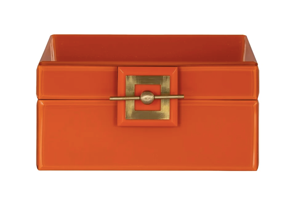 Sieraden Doos Bodine oranje - groot - depauwwonen