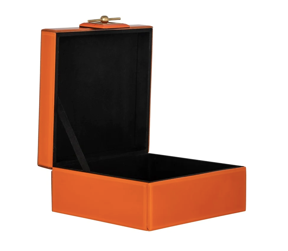 Sieraden Doos Bodine oranje - groot - depauwwonen