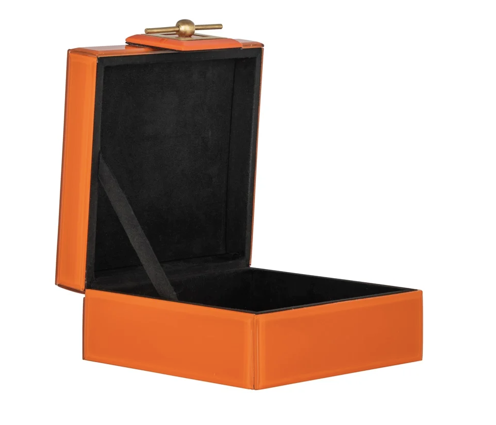 Sieraden Doos Bodine oranje - klein - depauwwonen