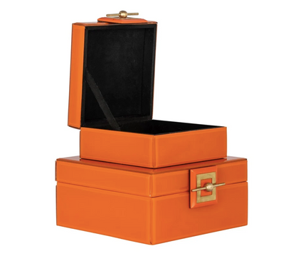 Sieraden Doos Bodine oranje - klein - depauwwonen