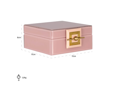 Sieraden Doos Bodine roze - klein by Richmond Interiors