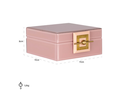Sieraden Doos Bodine roze - klein - depauwwonen