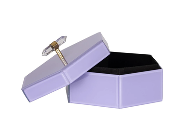 Sieraden Doos Jutta lila - groot by Richmond Interiors