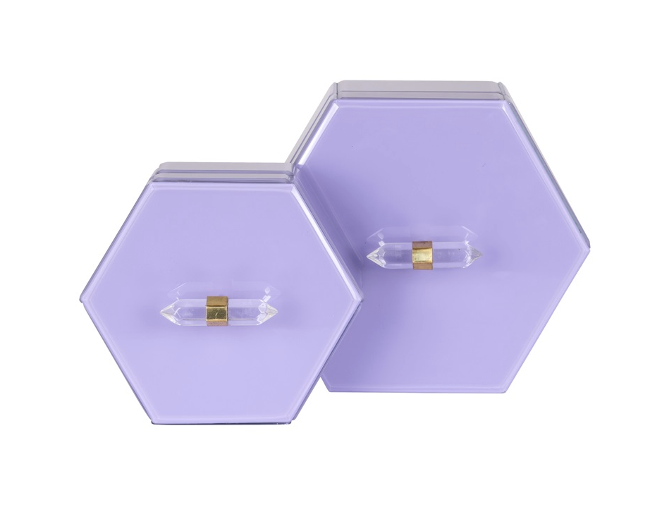 Sieraden Doos Jutta lila - groot - depauwwonen