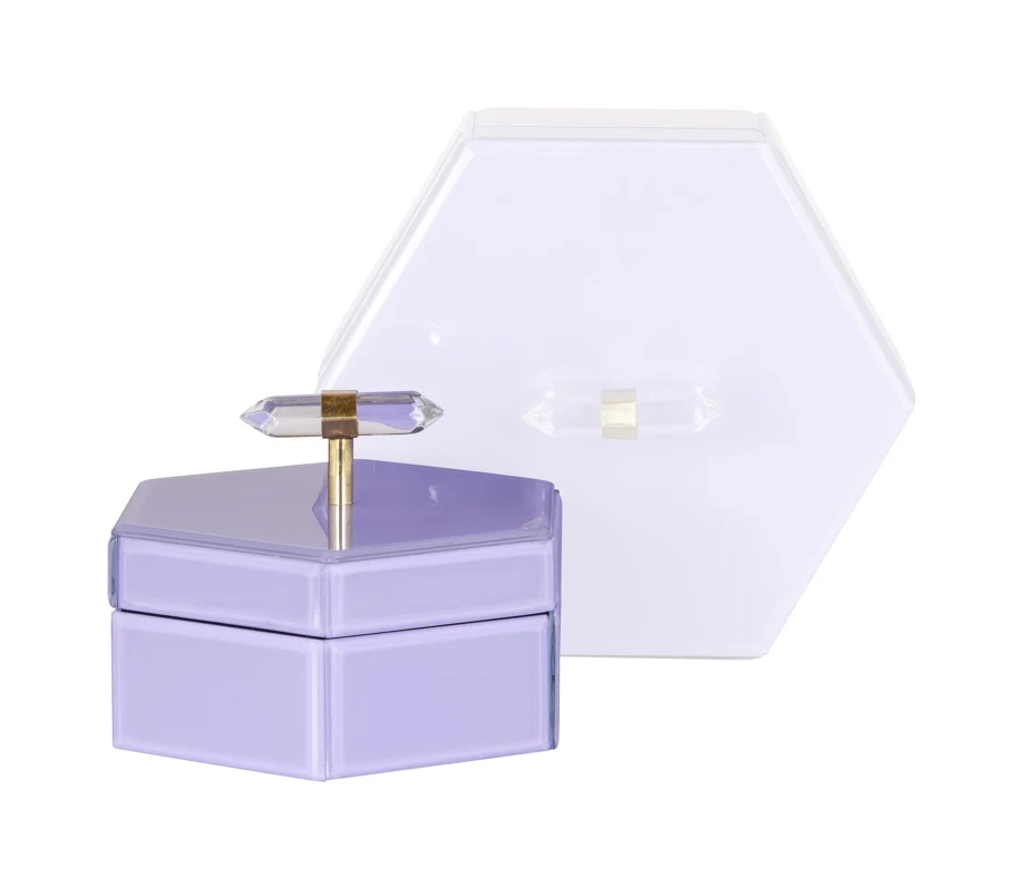 Sieraden Doos Jutta lila - klein - depauwwonen