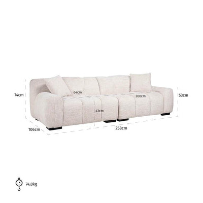 Sofa Charelle Lovely Cream by Richmond Interiors