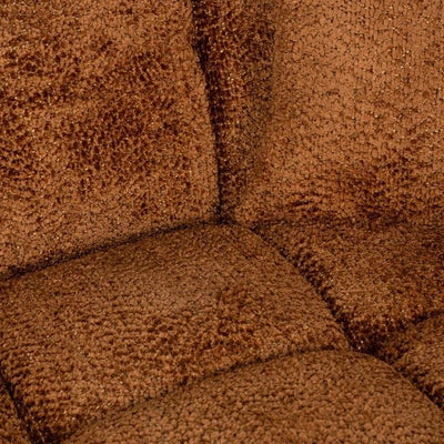 Sofa Cube Cinnamon 3-zits + lounge links by Richmond Interiors