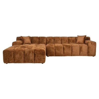 Sofa Cube Cinnamon 3-zits + lounge links by Richmond Interiors