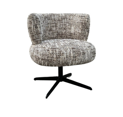 Stoel Alexis Brown Omara - draaipoot - depauwwonen