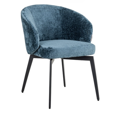 Stoel Amphara Blue Chenille - depauwwonen