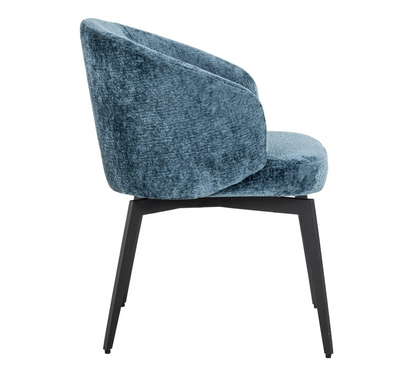Stoel Amphara Blue Chenille - depauwwonen
