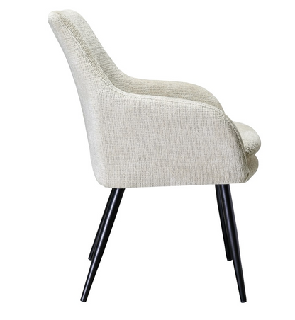 Stoel Chrissy Beige Chenille - depauwwonen