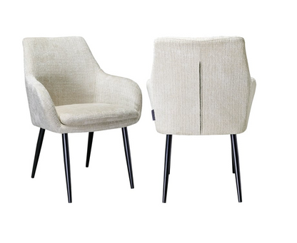 Stoel Chrissy Beige Chenille - depauwwonen