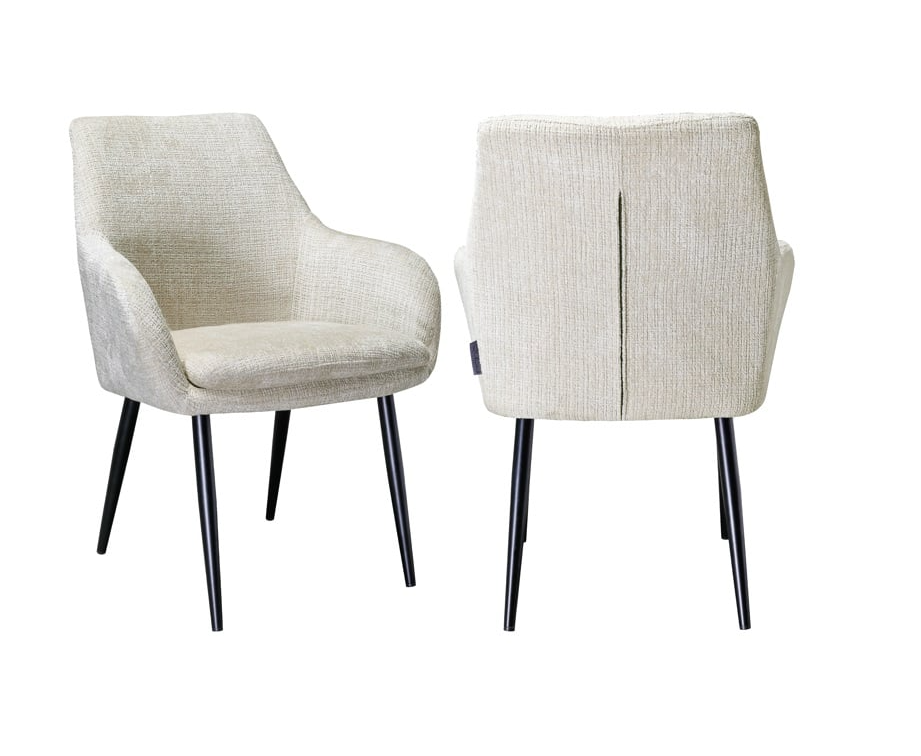 Stoel Chrissy Beige Chenille - depauwwonen