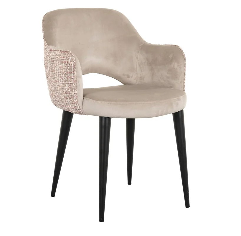 Stoel Giovanna Khaki/Rose - depauwwonen